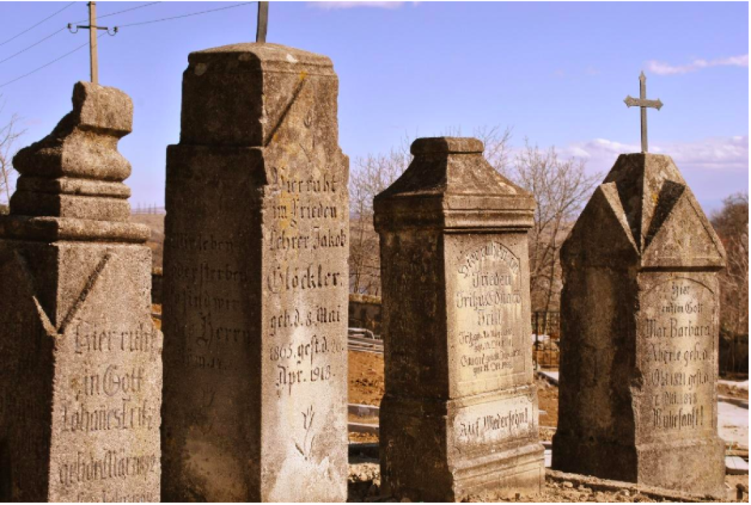 Old graveyard of Elisabethtal, which is the best preserved German cemetery in Georgia Old graveyard of Elisabethtal, which is the best preserved German cemetery in Georgia