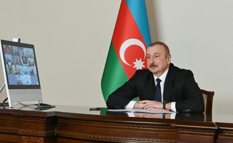 Ilham Aliyev on Russo-Ukrainian War, Relations with Central Asian States, Energy Projects, India's Support to Armenia, and Lachin Protest