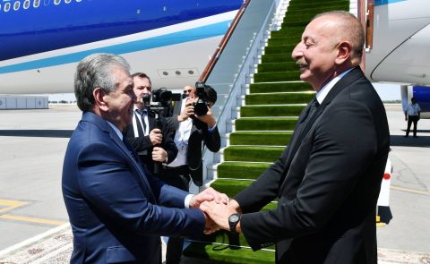 Mirziyoyev's Visit to Azerbaijan: Allied Cooperation, $1 Billion Annual Trade Turnover Target, New Embassy Building